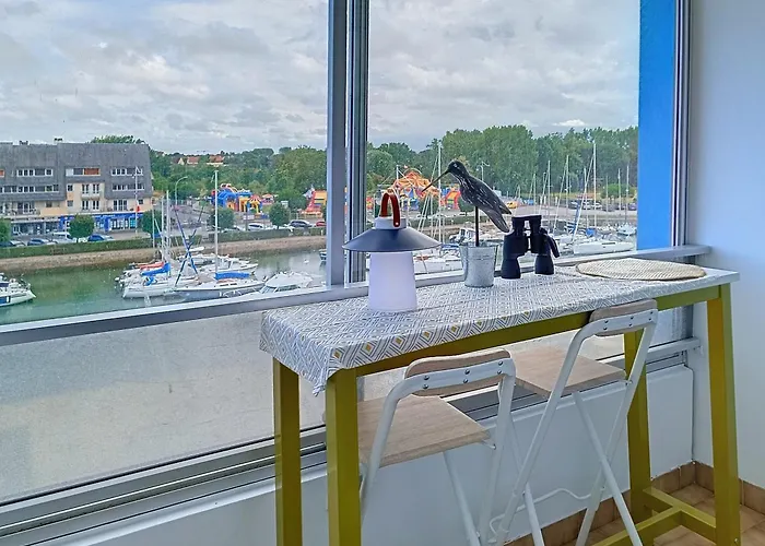 Lumineux Avec Vue Sur Port, Parking Et Wifi - Fr-1-746-27 * Courseulles-sur-Mer